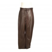 EPPLI | DOLCE & GABBANA VINTAGE leather pants, size 40 (ital. 46