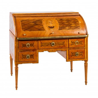 LOUIS XVI-ZYLINDERBUREAU, Österreich, Ende 18.Jh.,