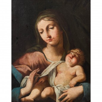 MARATTI, Carlo, ATTRIBUED (also Maratta, 1625-1713) "Madonna"