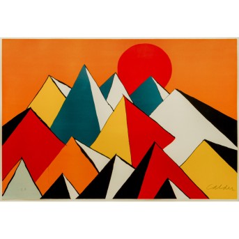 CALDER, ALEXANDER (1898-1976), 'Komposition mit Pyramiden',