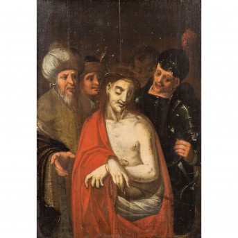 CHURCH and SANCTUARY PAINTER 18th/19th c., "Ecce Homo",