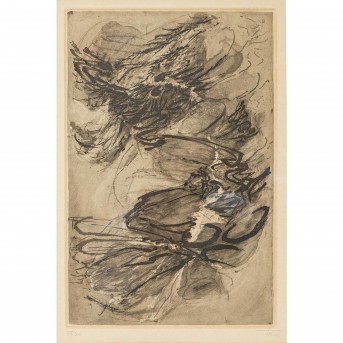 TRIER, HANN (1915-1999), "Ohne Titel", informelle Komposition,