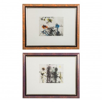 SANDIG, ARMIN (1929-2015), 2 Abstrakte Kompositionen,