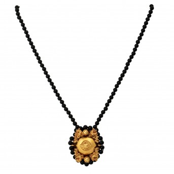 Collier mit Mittelteil aus GG 18K,