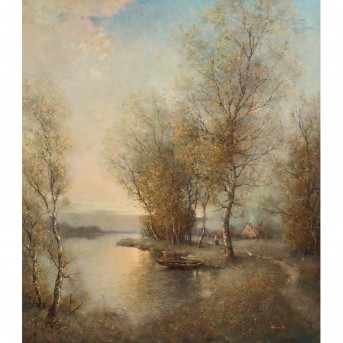 HEINISCH, HERBERT (1932-2005) "Am Altrhein"