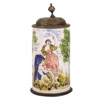 Walzenkrug, wohl 18 Jh.