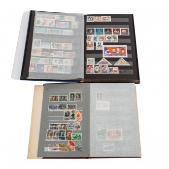 Russland Sammlung ex 1940/81 in zwei authentisch russischen Alben,