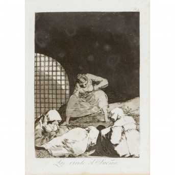 GOYA, FRANCISCO DE (1746-1828), "Las rinde el Sueno",