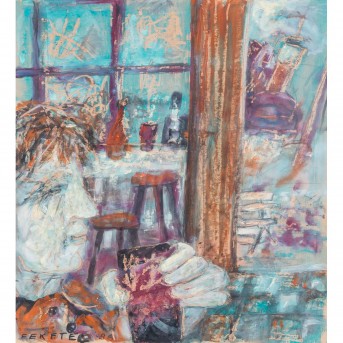 FEKETE, ESTEBAN (1924-2009), "In the Harbour Tavern."