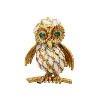 TÄNNLER TÄNNLER, Zürich, Brosche 'Eule'
