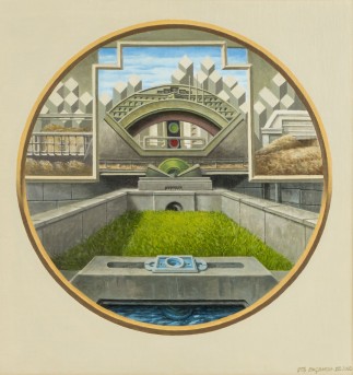 ENGBARTH, OTTO (1935-2012), "Green + Gray",