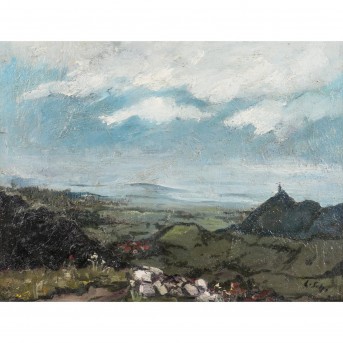 SCHOBINGER, LEO (1897-1985), "View to the Teck",