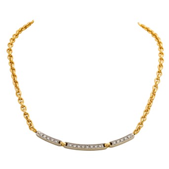 POMELLATO necklace with 18 brilliant-cut diamonds