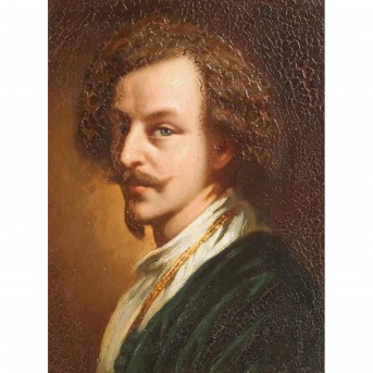 PAINTER/IN 19th century, "Portrait of Anthonis van Dyck",