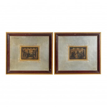 WELLINGS, William, NACH (W.W. 18. Jh.), Paar Rokokoszenen,