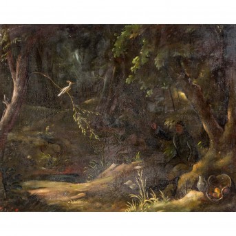 SCHÜTT, GUSTAV (1890-1968), 'Waldidyll',