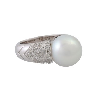 Ring mit Südsee Zuchtperle