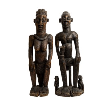 Paar Zwillingsfiguren, AFRIKA.
