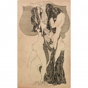 KÜNSTLER/IN 20. Jh., 'Paar',