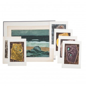 LÜBTOW, FRED von (1908-1994), 7 Graphiken 'Meer' und 'Vegetative Formen',