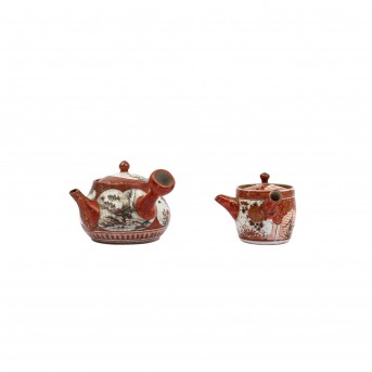 2 Kyusu teapots, JAPAN, 19th c.: