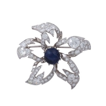 Exquisite brooch 'Blossom',