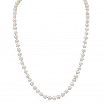 Akoya cultured pearl necklace, 