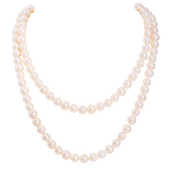 Collier aus Akoyaperlen,