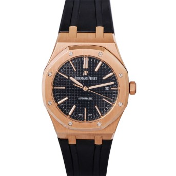 AUDEMARS PIGUET AUDEMARS PIGUET Royal Oak Selfwinding Ref 15400OR.OO.D002CR.01 Herrenuhr von 2016. Box und Papiere.