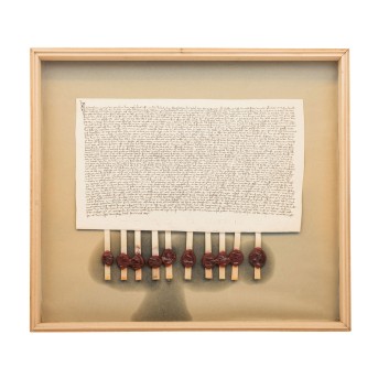 Württemberg - Prächtiges Faksimile über den berühmten Burgfrieden