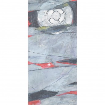 BÜDER, RUDOLF (1920-2002), 'Abstrakte Komposition mit Rotation',