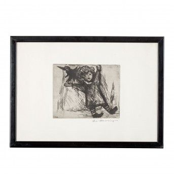 SCHOBINGER, LEO (1897-1985), 'Vogel und Puppe',