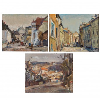 KOLODZIEJEK, ANDRZEJ (1935-2001), 3 city views,