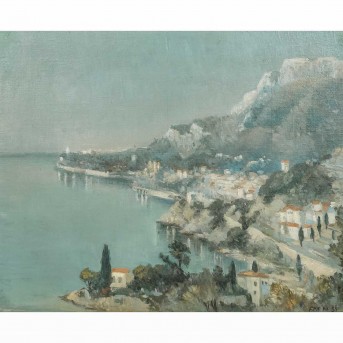 FAURE, AMANDUS (Hamburg 1874-1931 Stuttgart), 'Italienische Küste',