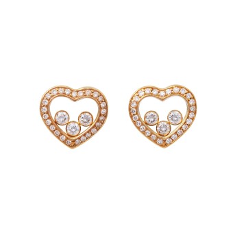 CHOPARD 'Happy Diamonds' pair of stud earrings