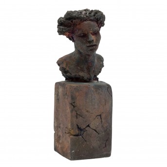 BILDHAUER/IN  20. Jh., wohl Frankreich, Büste auf Sockel,