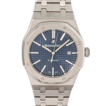 AUDEMARS PIGUET AUDEMARS PIGUET Royal Oak 'Blau', Ref. 15400ST.OO.1220ST.01.A. Armbanduhr.