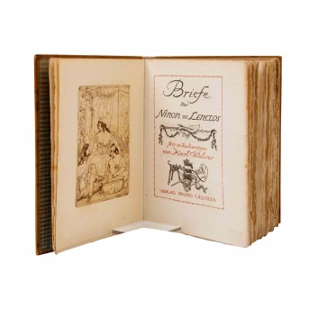 Briefe der NINON de LENCLOS, mit 10 Radierungen von Karl Walser,