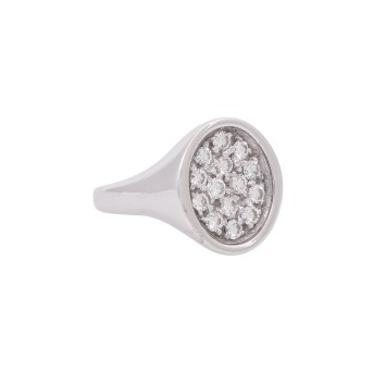 Ring mit 14 Brillanten,