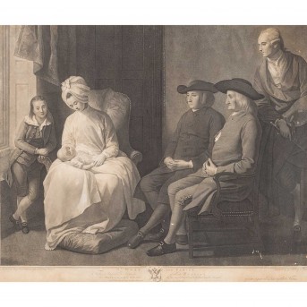 SIGMUND, GEORGE & FEINS, JOHN GOTTLIEB, 18. Jh., 'Mr. West and Family', 1779,