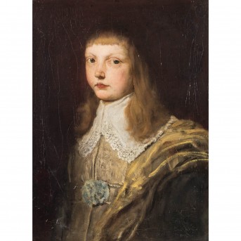 KNÜPFER, BENES BENEDIKT (1848-1910) 'Boy in historical costume' 1880