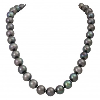 Tahitiperlkette, 37 Zuchtperlen