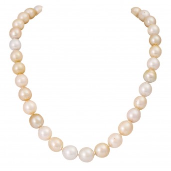 Südseeperlenkette, 35 Zuchtperlen