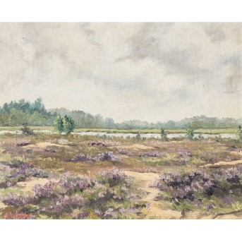 HERMAN, J. A.(?), (niederländische/r Maler/in 19./20. Jh.), 'Heidelandschaft',