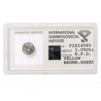 Loser Brillant 3,09 ct NFDYBG