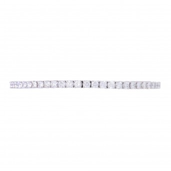 Tennisarmband mit 59 Brillanten zus. 5,8ct,