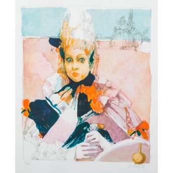 KÜNSTLER/IN 20. Jh., 'Venezianischer Karneval',