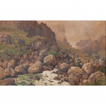 SPITZ, KARL (1853-1937) 'Morgennebel'