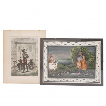 Malerei. INDIEN, 1. Hälfte 20. Jh.,