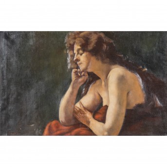 YOUTH STYLE PAINTER 'Portrait of a lady in profile